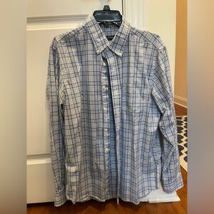 Nautica Large Slim Fit Wrinkle Resistant Button Down